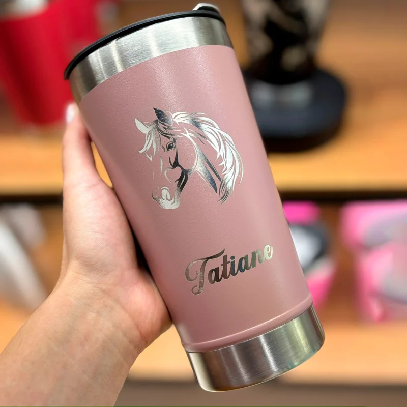 Copo Térmico Varias Cores Personalizado Nome Imagem